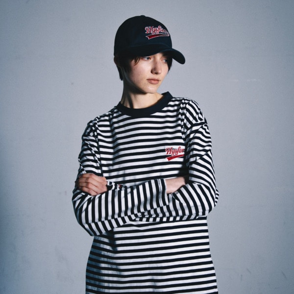 SCRIPT BORDER L/S TEE 詳細画像 Brown 11