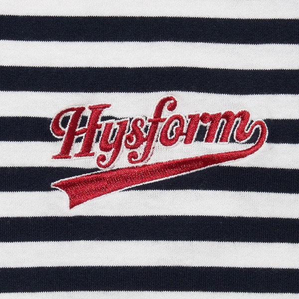 SCRIPT BORDER L/S TEE 詳細画像 Navy 4