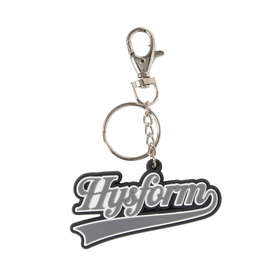 SCRIPT RUBBER KEY RING