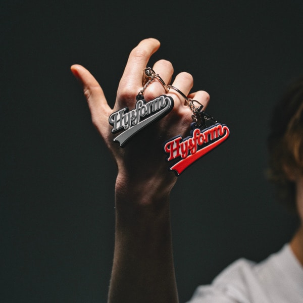 SCRIPT RUBBER KEY RING 詳細画像 Grey 8