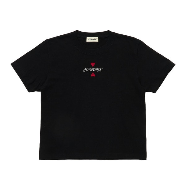 WOMENS HEARTS S/S TEE 詳細画像 Black 1