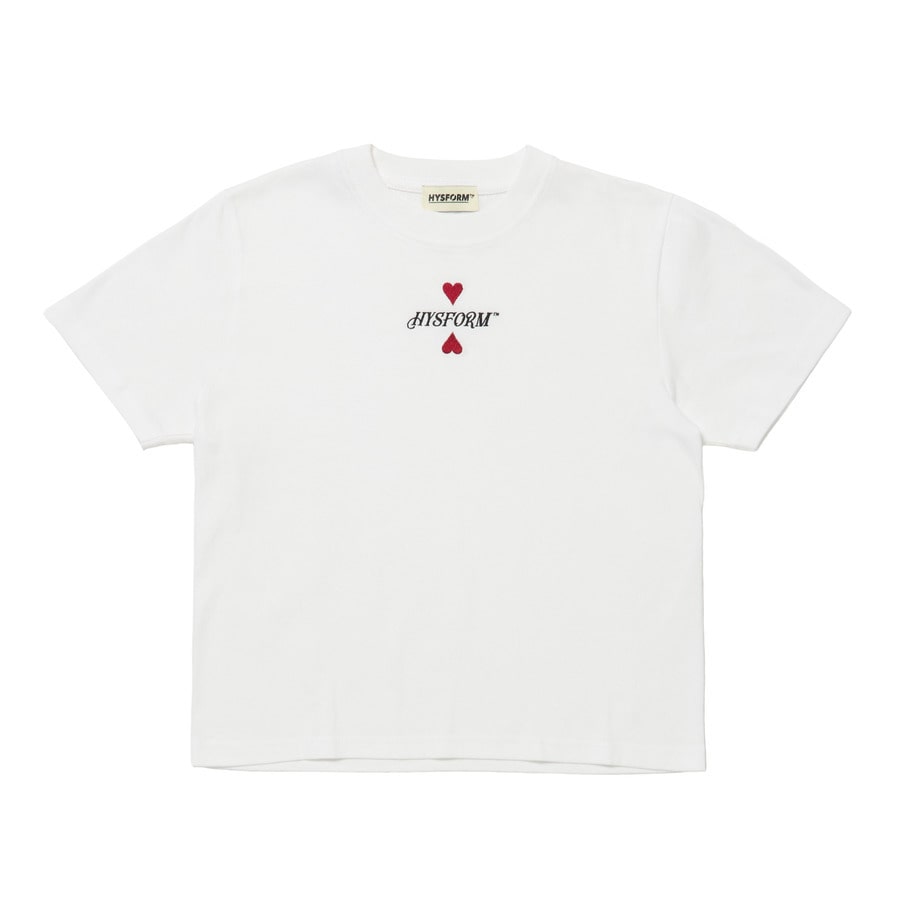 WOMENS HEARTS S/S TEE | HYSFORM™ | VERTICAL GARAGE OFFICIAL ONLINE