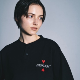 HENRY NECK WAFFLE L/S TEE 詳細画像