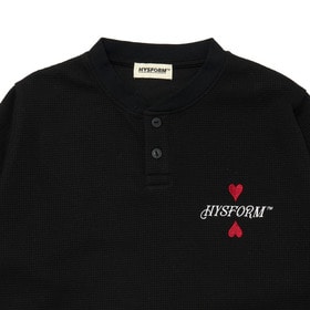 HENRY NECK WAFFLE L/S TEE 詳細画像