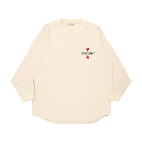 HENRY NECK WAFFLE L/S TEE