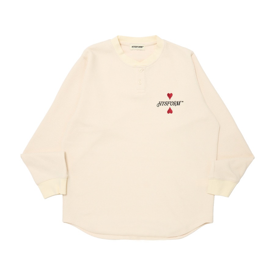 HENRY NECK WAFFLE L/S TEE | HYSFORM™ | VERTICAL GARAGE OFFICIAL