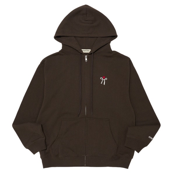 RIBBON TIE FULL ZIP HOODIE 詳細画像 Black 11