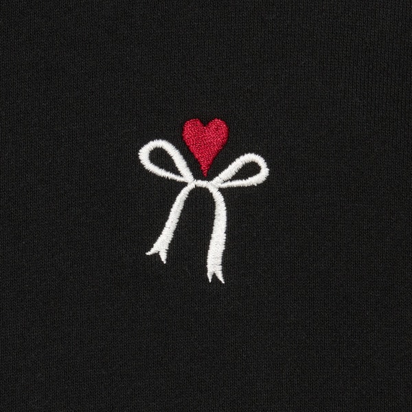 RIBBON TIE FULL ZIP HOODIE 詳細画像 Black 9