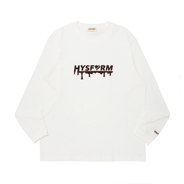 CHOCOLATEFORM LS TEE 詳細画像 White 1