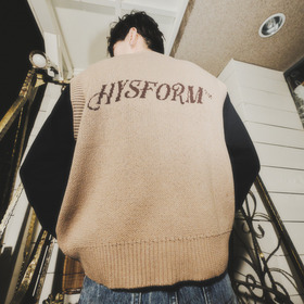 FULL ZIP KNIT VEST 詳細画像