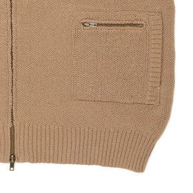 FULL ZIP KNIT VEST 詳細画像
