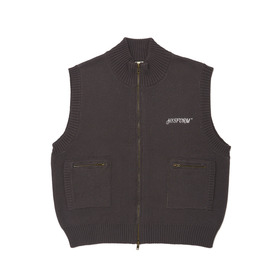 FULL ZIP KNIT VEST