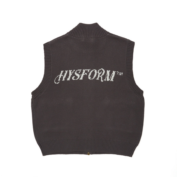 FULL ZIP KNIT VEST 詳細画像 C.Grey 6