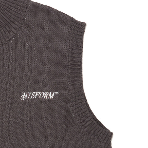 FULL ZIP KNIT VEST 詳細画像 C.Grey 7