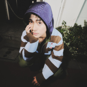 BORDER KNIT CARDIGAN 詳細画像