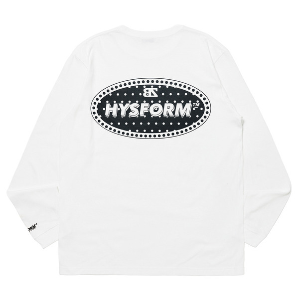 EMBLEM LS TEE (DOT) 詳細画像 White 1