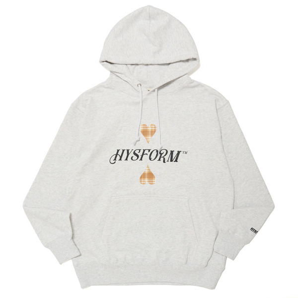 HEARTS PULLOVER HOODIE(PLAID) 詳細画像 H.Grey 1