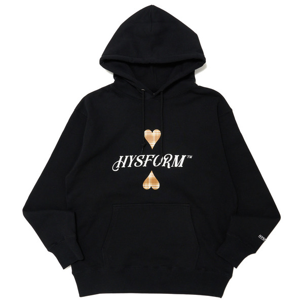 HEARTS PULLOVER HOODIE(PLAID) 詳細画像 Black 1