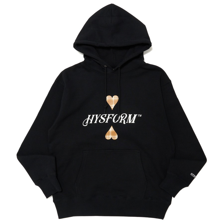 HEARTS PULLOVER HOODIE(PLAID) | HYSFORM™ | VERTICAL GARAGE