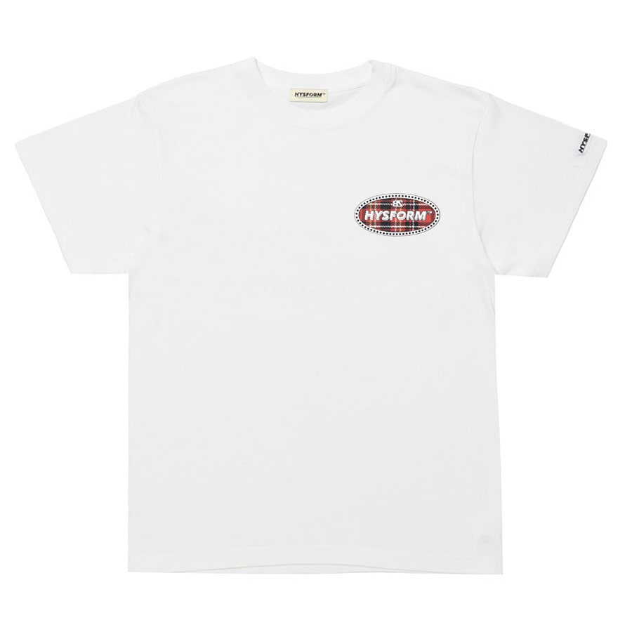 EMBLEM SS TEE(PLAID) | HYSFORM™ | VERTICAL GARAGE OFFICIAL ONLINE