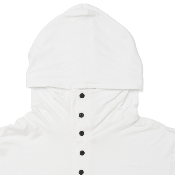 LAUREL HOODED LS TEE 詳細画像 Black 2