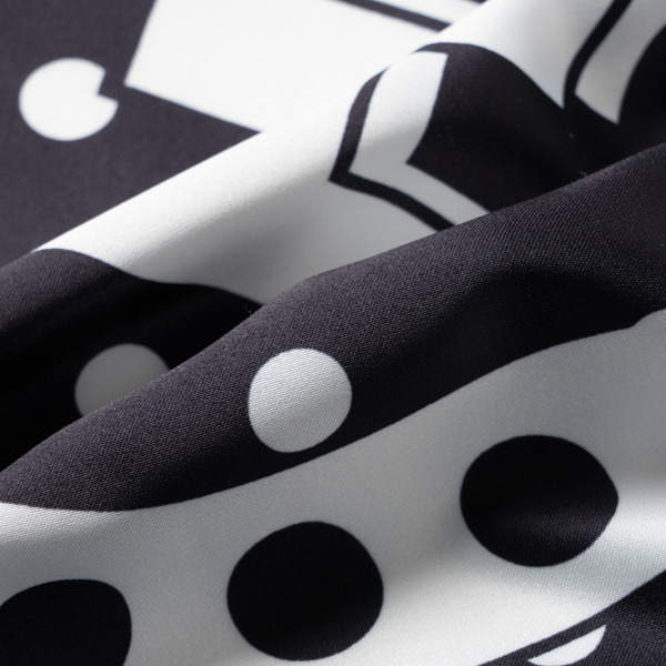 EMBLEM SCARF (DOT) 詳細画像 Black 2
