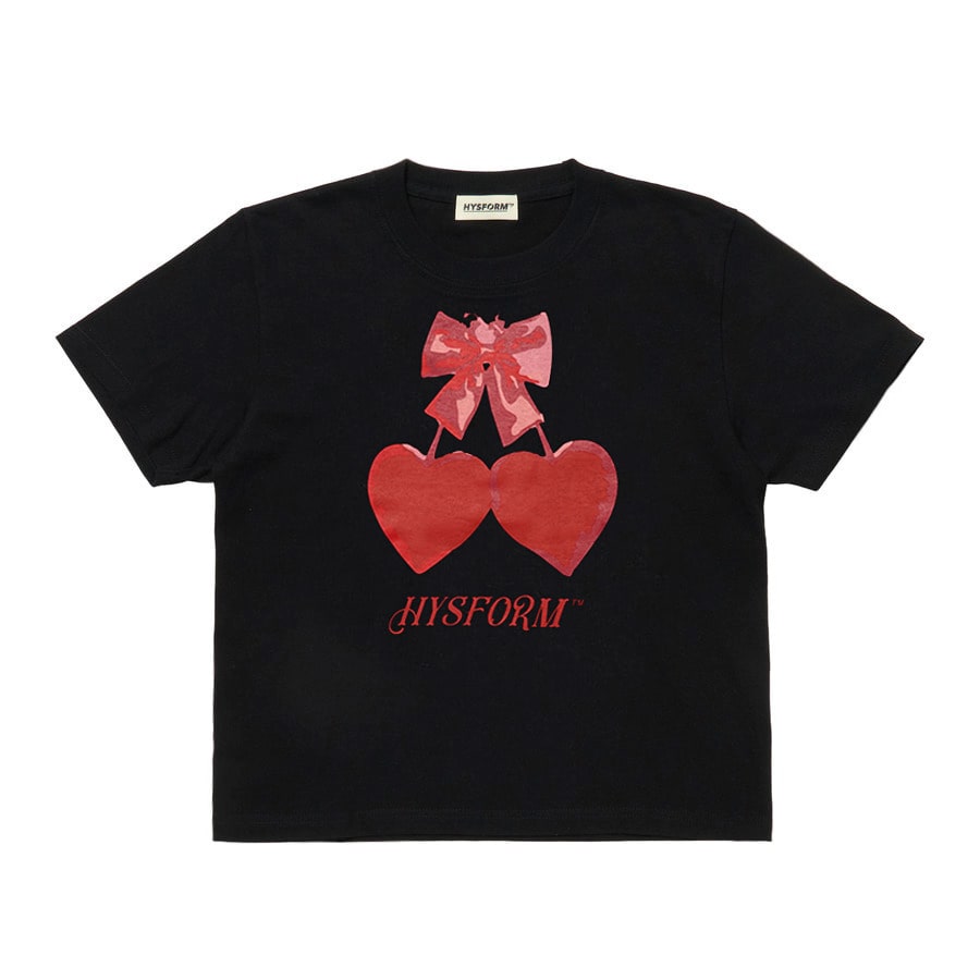 gypsophila ハートTシャツ WMNS HEART CHERRY SS TEE | HYSFORM™ | VERTICAL GARAGE OFFICIAL