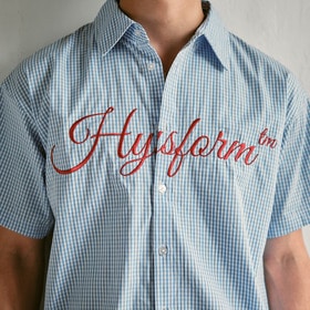 CURSIVE LOGO CHECK SHIRT 詳細画像