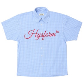 CURSIVE LOGO CHECK SHIRT