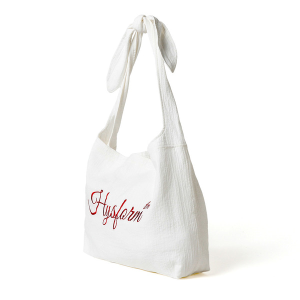 SEERSUCKER RIBBON BAG 詳細画像 White 1