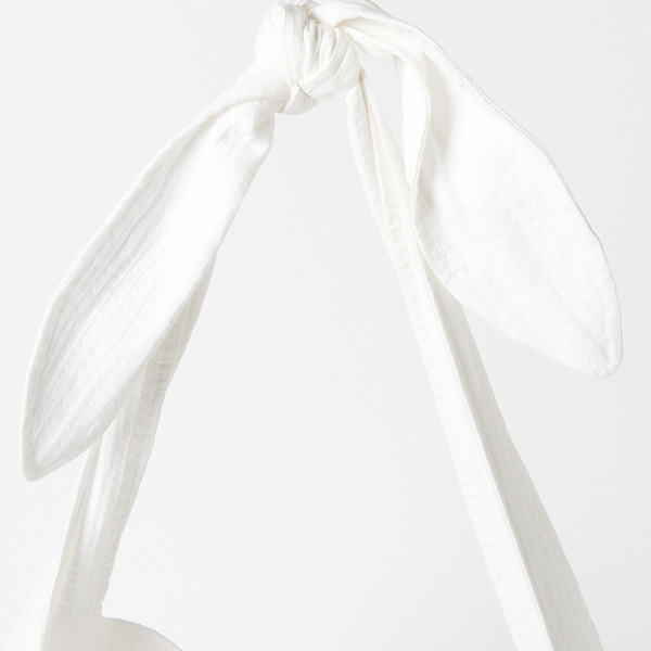SEERSUCKER RIBBON BAG 詳細画像 White 7