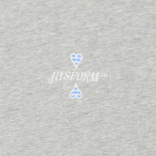 CHECK HEART LOGO HOODIE 詳細画像 H.Grey 3