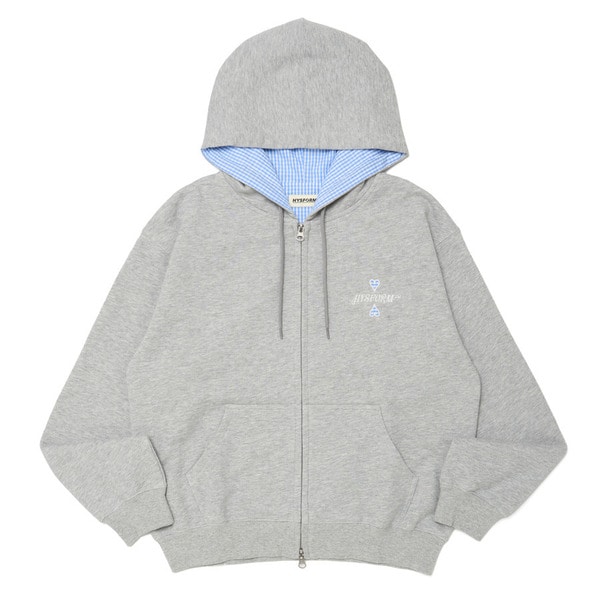 CHECK HEART LOGO HOODIE 詳細画像 H.Grey 1