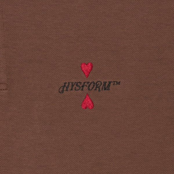 LAYERED POLO SHIRT 詳細画像 Brown 3