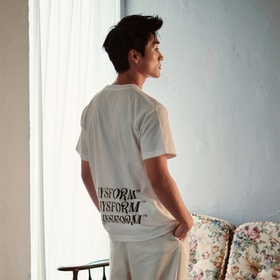 BACKSIDE PRINT SS TEE 詳細画像