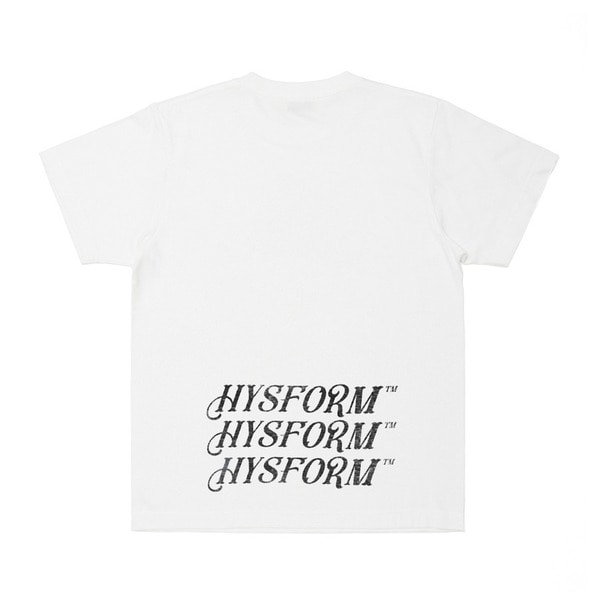 BACKSIDE PRINT SS TEE 詳細画像 White 1