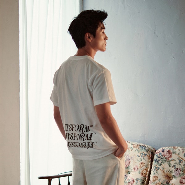 BACKSIDE PRINT SS TEE 詳細画像 White 4