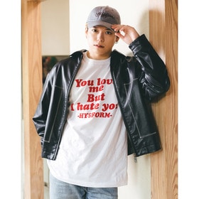 YOU LOVE ME BUT I HATE YOU SS TEE 詳細画像