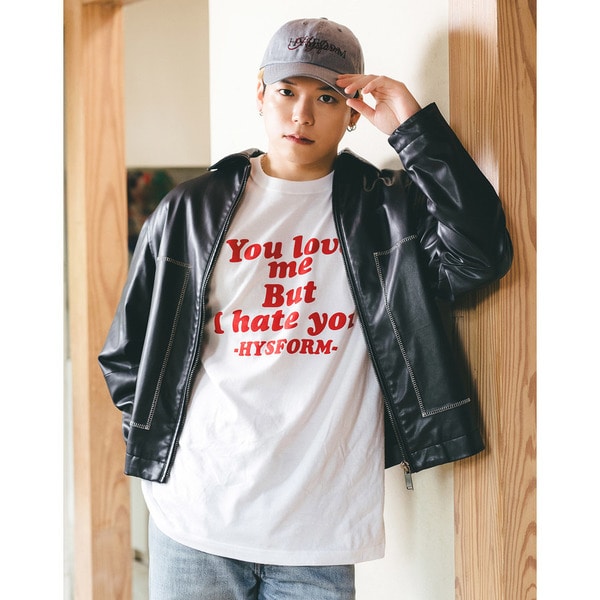 YOU LOVE ME BUT I HATE YOU SS TEE 詳細画像 White 8