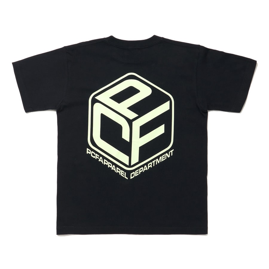 P.C.F DICE LOGO SS T-SHIRT (GLOW) 詳細画像 Black 1