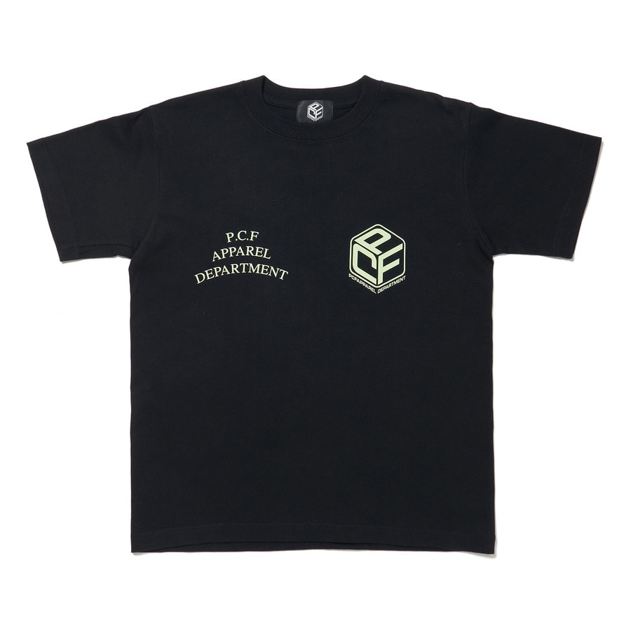 P.C.F DICE LOGO SS T-SHIRT (GLOW) 詳細画像 Black 1