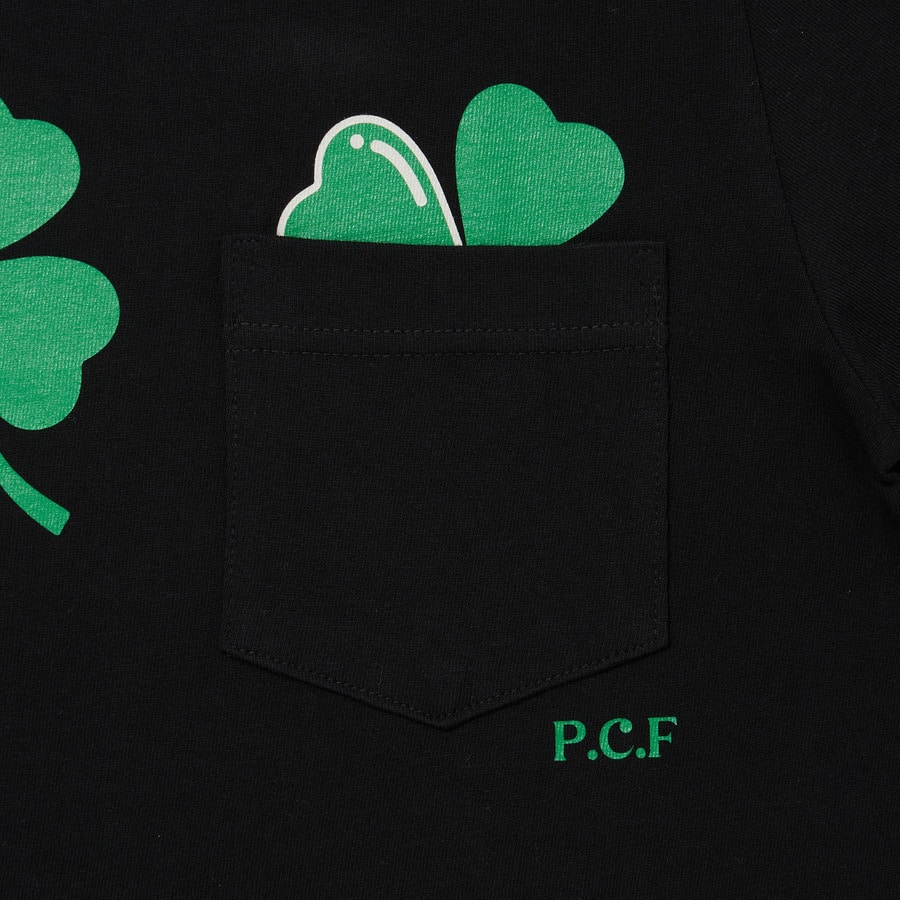 LUCKY CLOVER SS PK T-SHIRT 詳細画像 Black 6