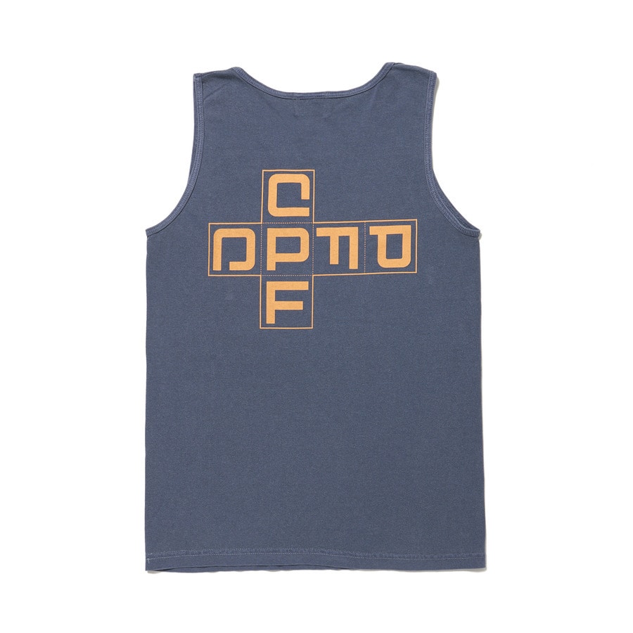 GARMENT DYED SLEEVELESS T-SHIRT 詳細画像 Navy 1