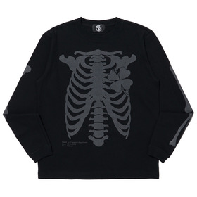 SKELTON T-SHIRTS LS				 				