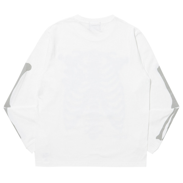 SKELTON T-SHIRTS LS				 				 詳細画像 White 6