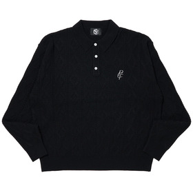 ARAN KNIT POLO