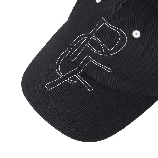 OVER EMBROIDERED CAP 詳細画像 Black 4