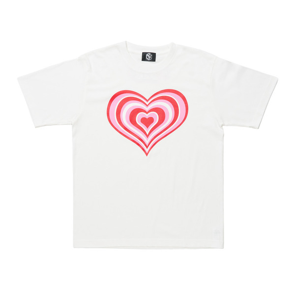 POPPIN' HEART SS TEE 詳細画像 White 1