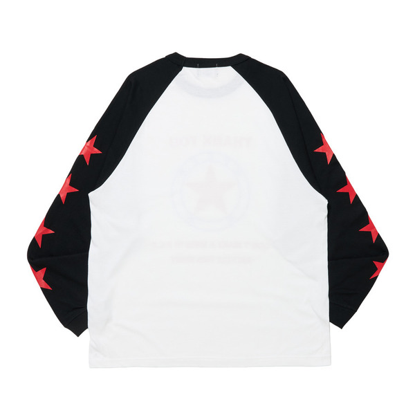 CLEANUP RAGLAN LS TEE 詳細画像 White 1