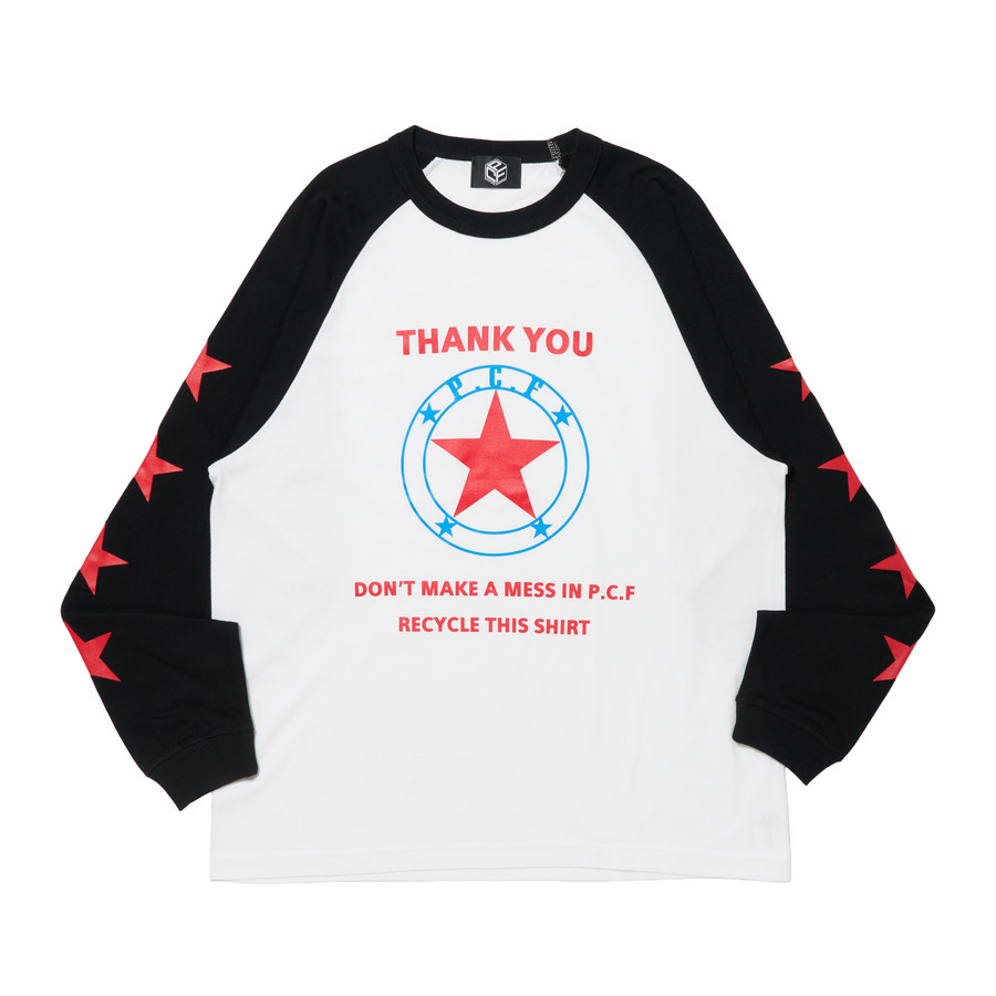 P.C.F アパレル　アパデパ　 FES SS RINGER TEE P.C.F アパレル アパデパ FES SS RINGER TEE CLEANUP RAGLAN LS